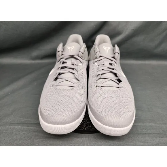 Nike Boys Kobe VIII (GS) Sneakers Mesh Wolf Grey White Size 6 NEW IN BOX!