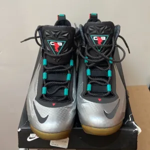 Nike Chuck Posite Metallic Silver Black Mens BB shoes.
