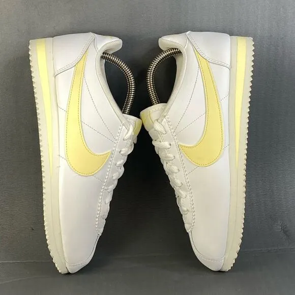 Nike Classic Cortez Leather 'Summit White' sneaker shoes womens size  8.5