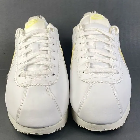 Nike Classic Cortez Leather 'Summit White' sneaker shoes womens size  8.5