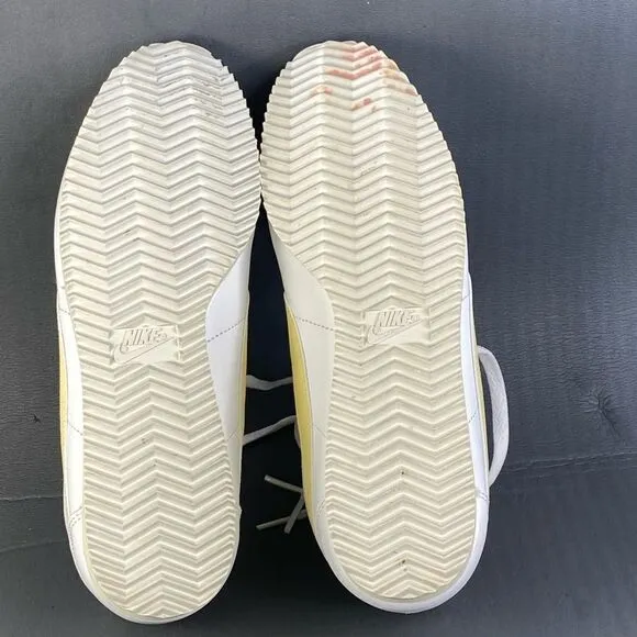 Nike Classic Cortez Leather 'Summit White' sneaker shoes womens size  8.5
