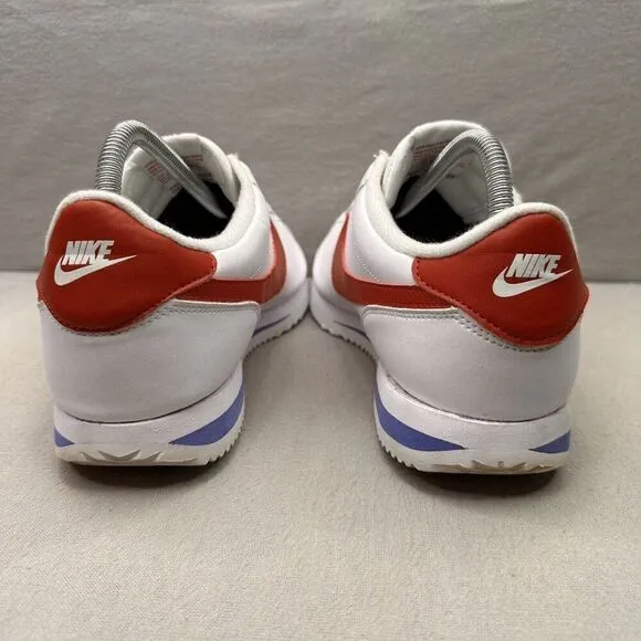Nike Classic Cortez Mens Size 9 Shoes Forrest Gump Leather White Red Blue 2021
