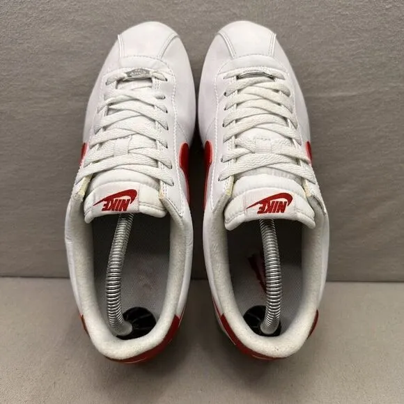 Nike Classic Cortez Mens Size 9 Shoes Forrest Gump Leather White Red Blue 2021