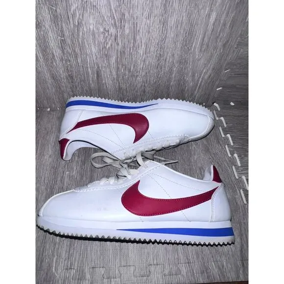 Nike Cortez Forrest Gump Men's Sneakers Size 7 White Red Blue