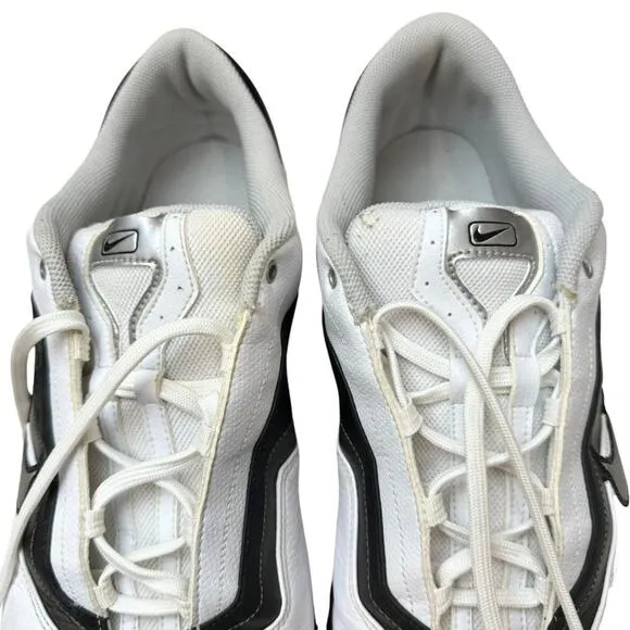 Nike Golf Air 2008 Shoes with Traction at control Sole White Black 13