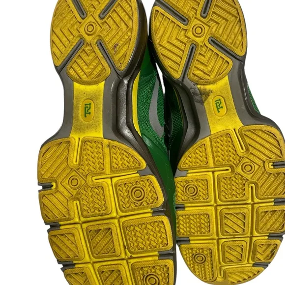 Nike Green Athletic Shoes with Oregon Flair
