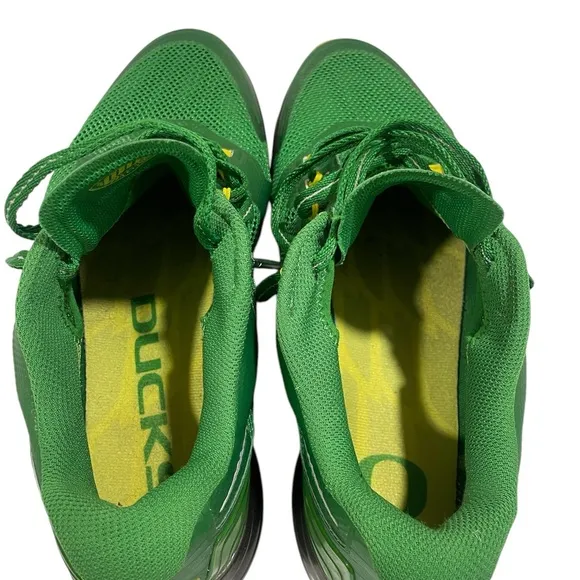 Nike Green Athletic Shoes with Oregon Flair