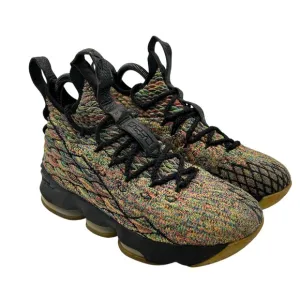 Nike LeBron 15 Shoes Youth Size 4Y Multicolor Flyknit Basketball 922811-901 Rare