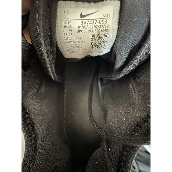 Nike LeBron Witness 4 Black  BV7427 003 Men's Basketball Shoes Size 11 - no box