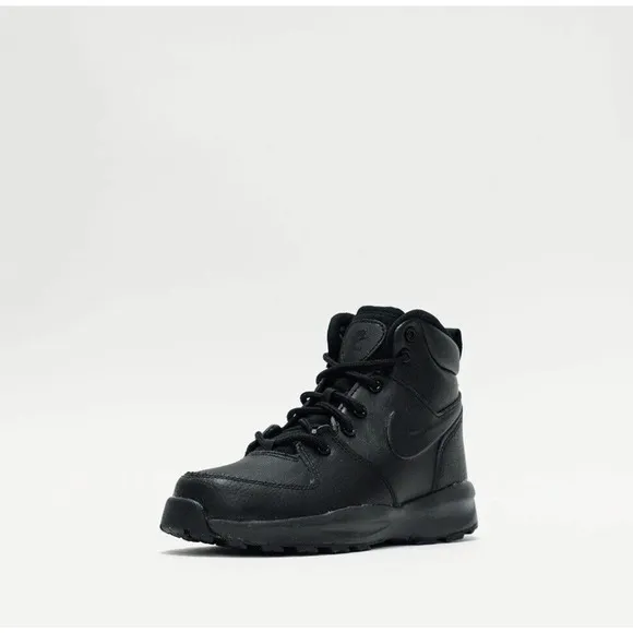 Nike Manoa LTR Boots Shoes Style ID: BQ5373-001 Black Lil Kids Size 3