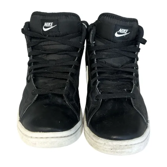 Nike Mens Court Royale 2 Mid CQ9179-001 Black Basketball Shoes Sneakers Size 9.5