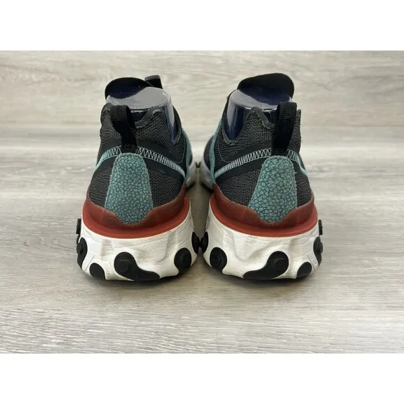 Nike React Element 55 SE CD2153-001 Men's Sneakers Black Mesh Shoes Sz US 11.5