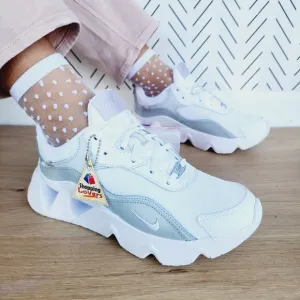 🤩Nike RYZ 365 2 Women's Shoes 10 White Gray CU4874-105 90s Retro Chunky Sneaker