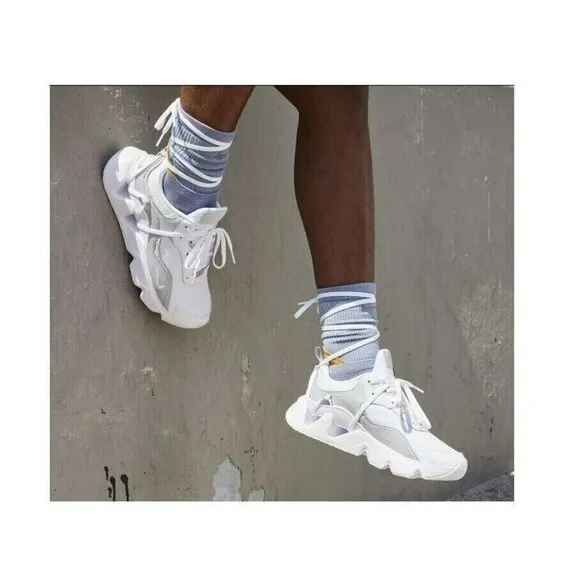 🤩Nike RYZ 365 2 Women's Shoes 10 White Gray CU4874-105 90s Retro Chunky Sneaker