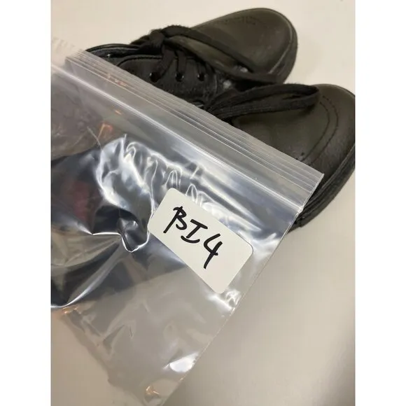 Nike SB Zoom Stefan Janoski L Black leather Sneaker Shoes Size 9 Skateboarding