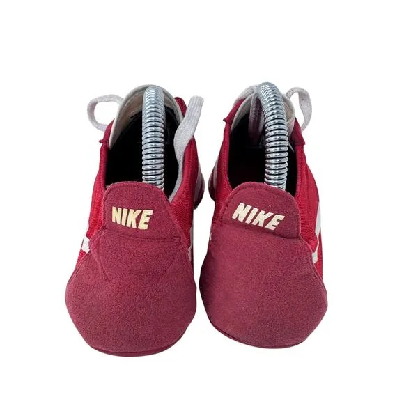 Nike Tenkay Low Sneakers Shoes Womens 8 Red White Lace Up Rubber Sole 429886-600