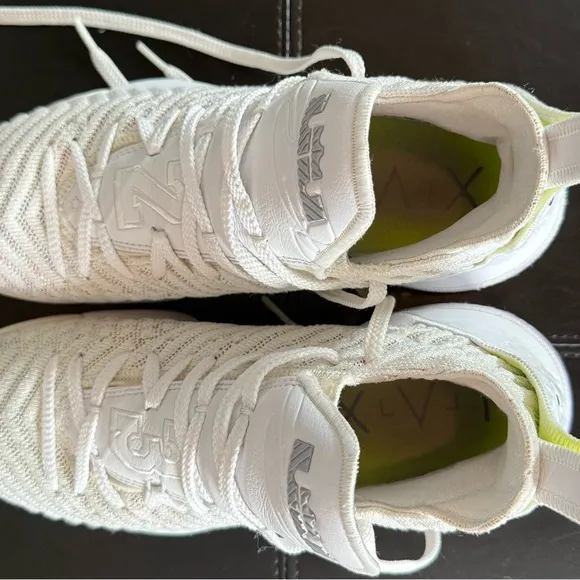 Nike White and Purple Athletic Shoes