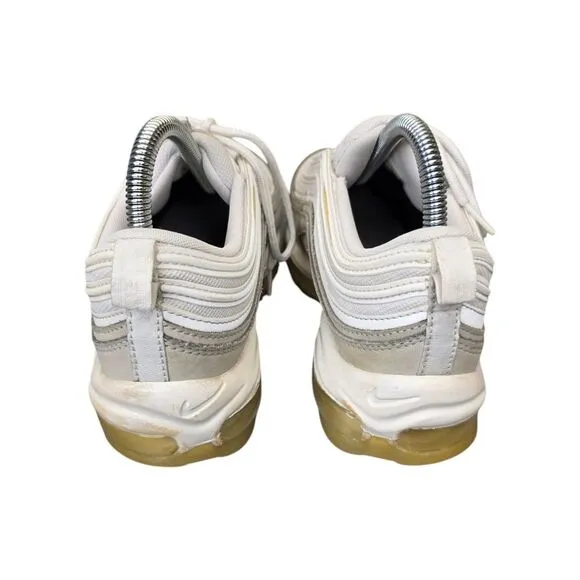 Nike Women's 8.5 Air Max 97 Summit White Beige Pink Shoes Sneakers