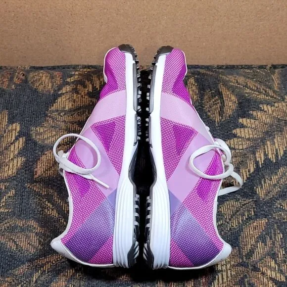 Nike Women's Purple and White Hyperfuse Mesh Golf Shoes- Size 8.5