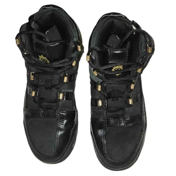 Nike Zoom Air Lebron 3 III GS Youth Size 5.5Y Gold Black 312168-006 Pre-owned
