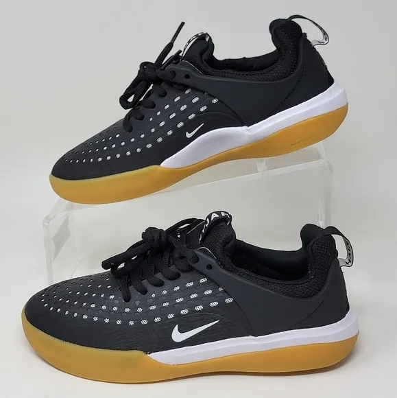 Nike Zoom Nyjah 3 SB Shoes Black White Gum Buttons DV7896-001 Men's Size 4 New