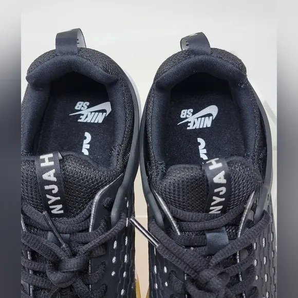 Nike Zoom Nyjah 3 SB Shoes Black White Gum Buttons DV7896-001 Men's Size 4 New