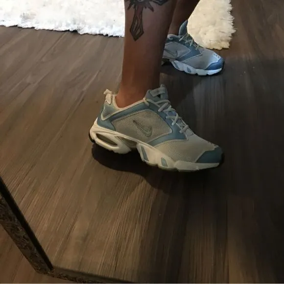 Nike 2003  Air Max Blue shimmer padded mesh!