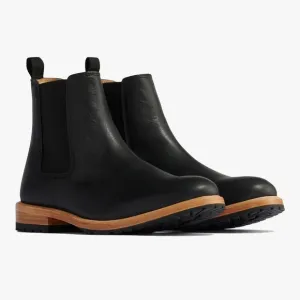 Nisolo Marco All Weather Black Leather Chelsea Boots Size 10.5