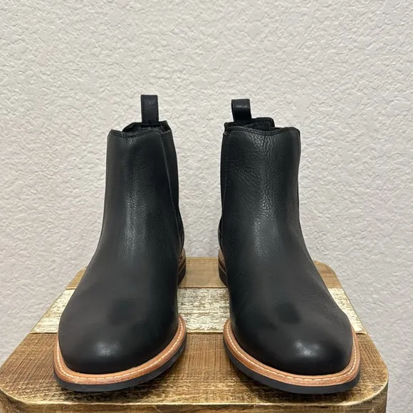 Nisolo Marco All Weather Black Leather Chelsea Boots Size 10.5