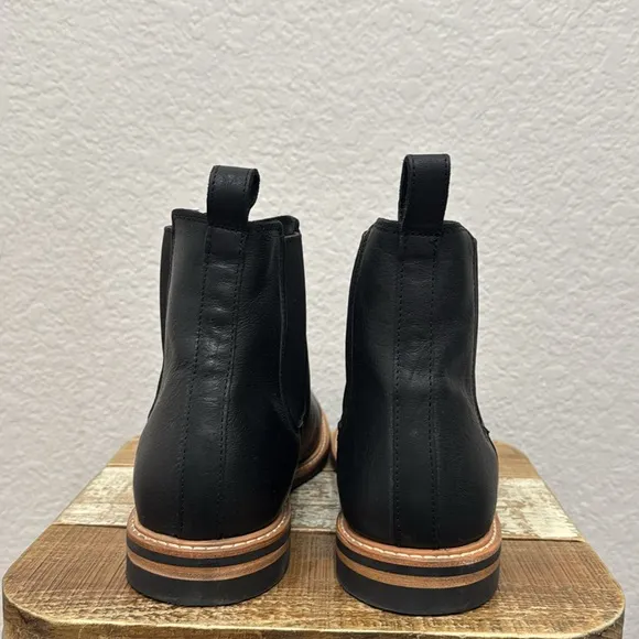 Nisolo Marco All Weather Black Leather Chelsea Boots Size 10.5