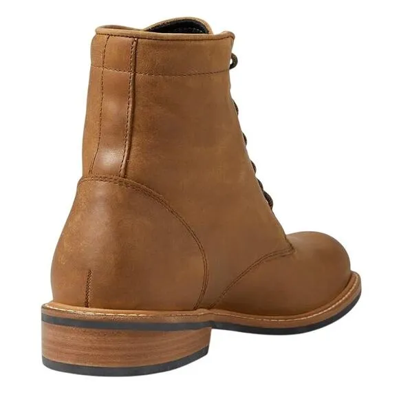 Nisolo Womens Amalia Boot US 7.5 EU 38 Brown Leather Water Resistant NIB