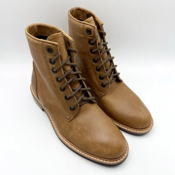 Nisolo Womens Amalia Boot US 7.5 EU 38 Brown Leather Water Resistant NIB