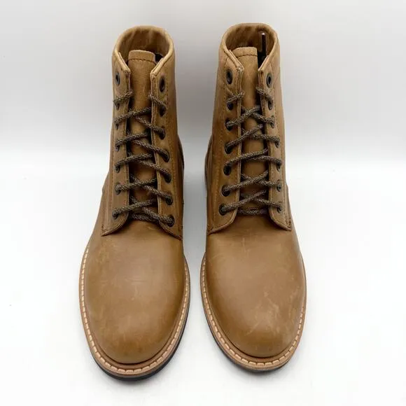 Nisolo Womens Amalia Boot US 7.5 EU 38 Brown Leather Water Resistant NIB