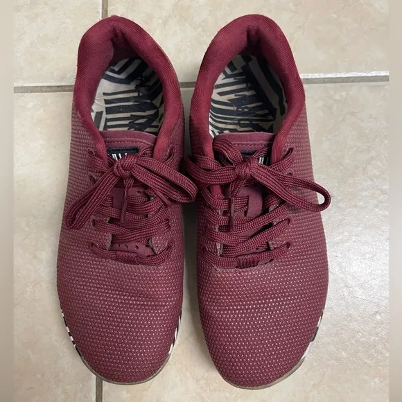 NOBULL Cabernet Zebra Trainer shoes Superfabric Size women's 8.5
