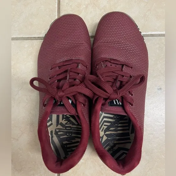 NOBULL Cabernet Zebra Trainer shoes Superfabric Size women's 8.5