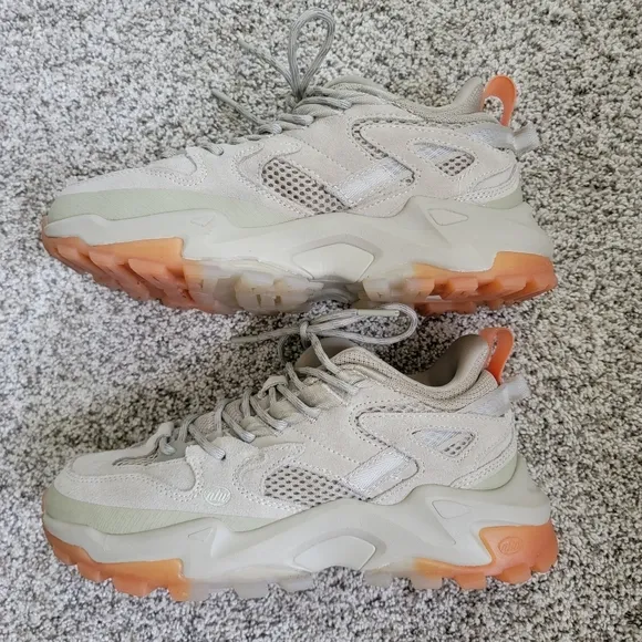 NOTWOWAYS MODEL 1 SUBSOLAR Sneakers Tan/Orange Size UK Women's 6