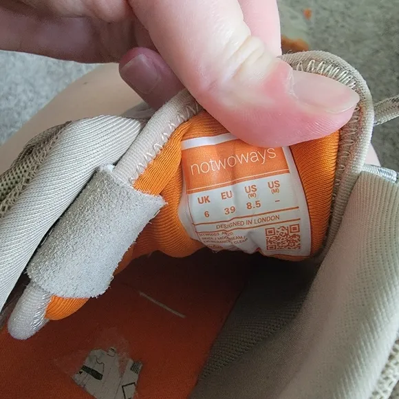 NOTWOWAYS MODEL 1 SUBSOLAR Sneakers Tan/Orange Size UK Women's 6