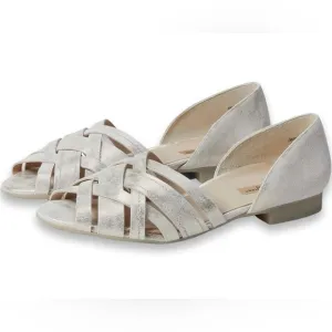 NWB $338 Paul Green Lucia Metallic Leather Shoes Size 6 U.S. (Bin 45)