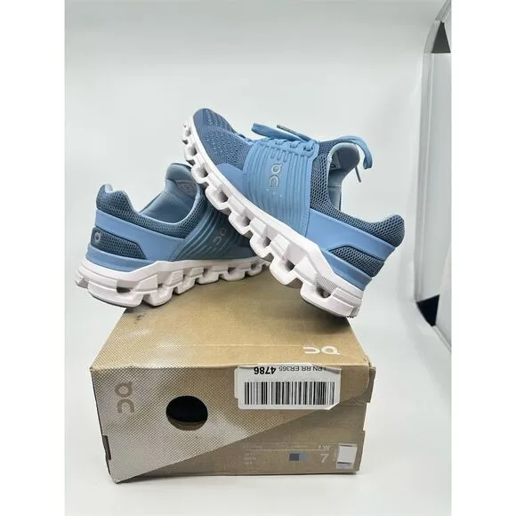 Nwb ON Cloudswift Women's Running Shoes Size 7 Glacier/White
