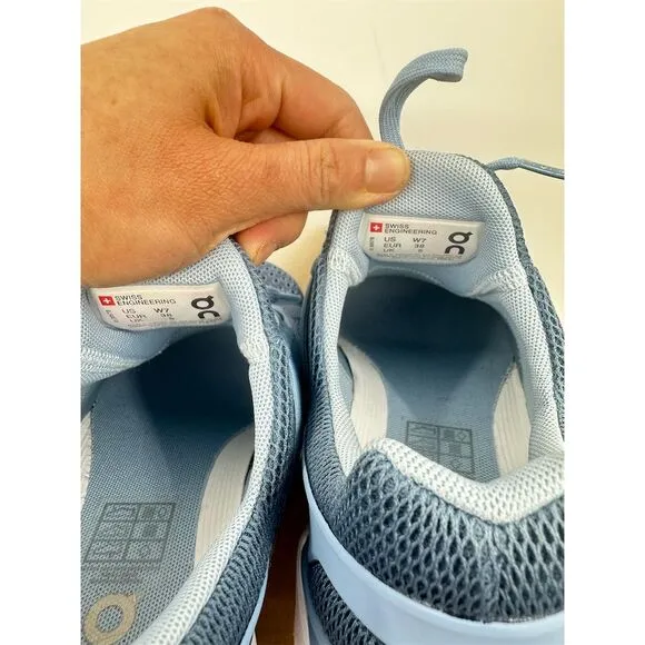 Nwb ON Cloudswift Women's Running Shoes Size 7 Glacier/White