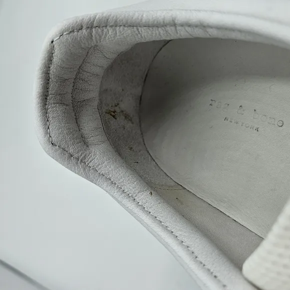 NWB Rag and Bone kent lace up sneakers off white mesh size 39.5