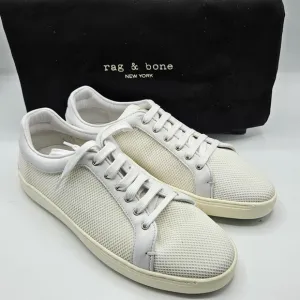 NWB Rag and Bone kent lace up sneakers off white mesh size 39.5