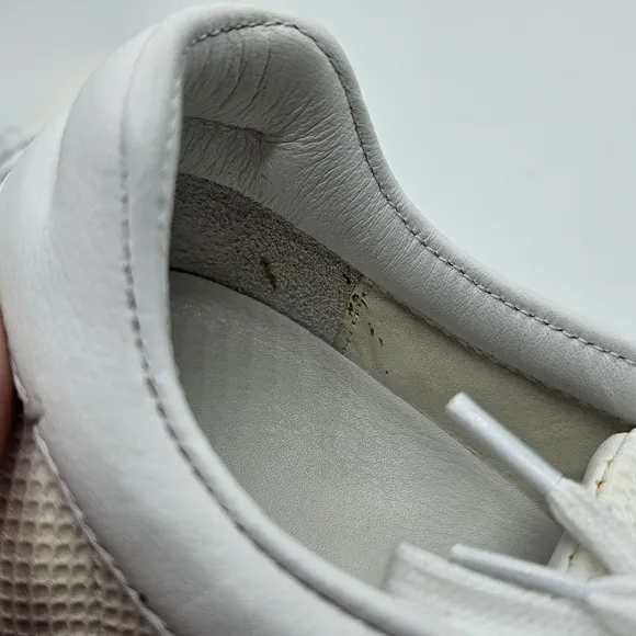 NWB Rag and Bone kent lace up sneakers off white mesh size 39.5