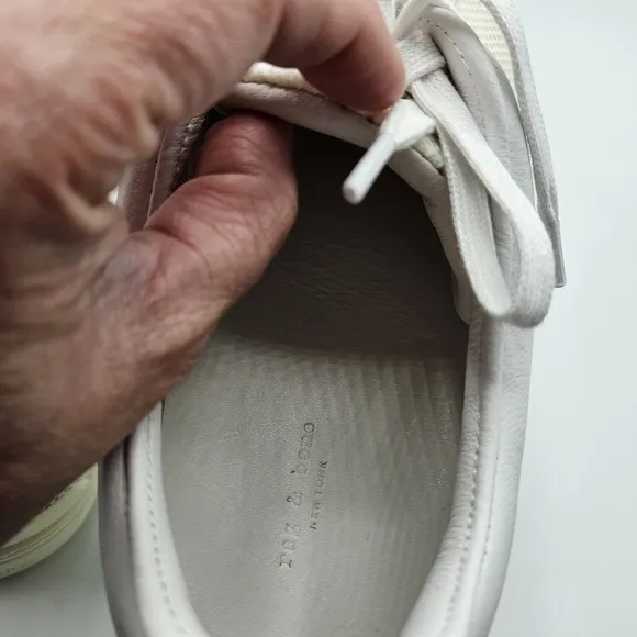 NWB Rag and Bone kent lace up sneakers off white mesh size 39.5