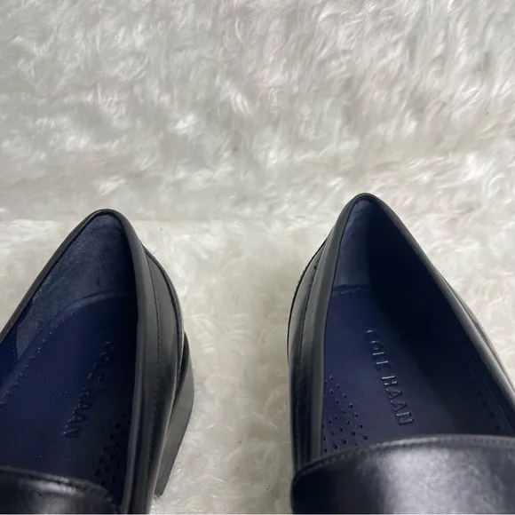 NWOB Cole Haan Mens Loafer Dress Shoes Black Penny Slip On Size 11