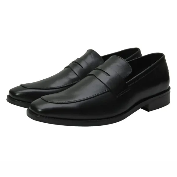 NWOB Cole Haan Mens Loafer Dress Shoes Black Penny Slip On Size 11