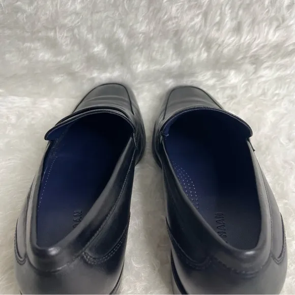NWOB Cole Haan Mens Loafer Dress Shoes Black Penny Slip On Size 11