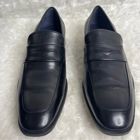 NWOB Cole Haan Mens Loafer Dress Shoes Black Penny Slip On Size 11