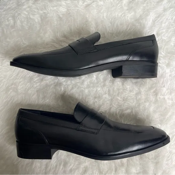 NWOB Cole Haan Mens Loafer Dress Shoes Black Penny Slip On Size 11