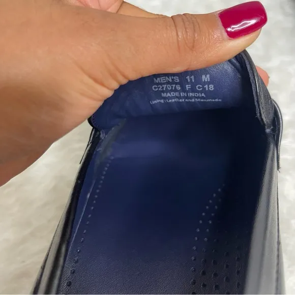 NWOB Cole Haan Mens Loafer Dress Shoes Black Penny Slip On Size 11